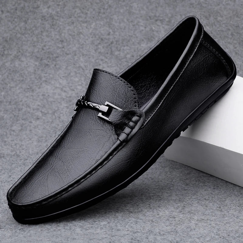 Rey Genuine Leather Loafers