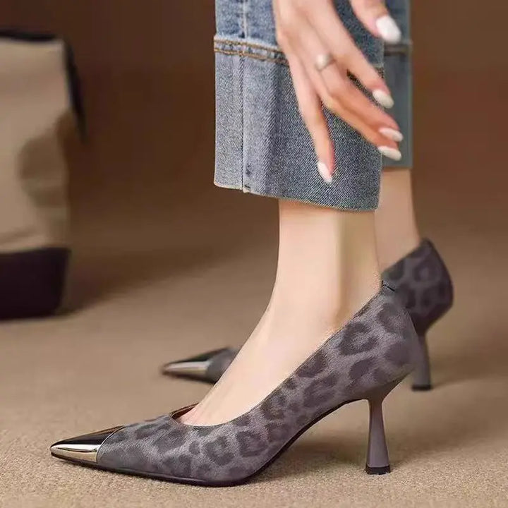 Livia Genuine Leather Heels