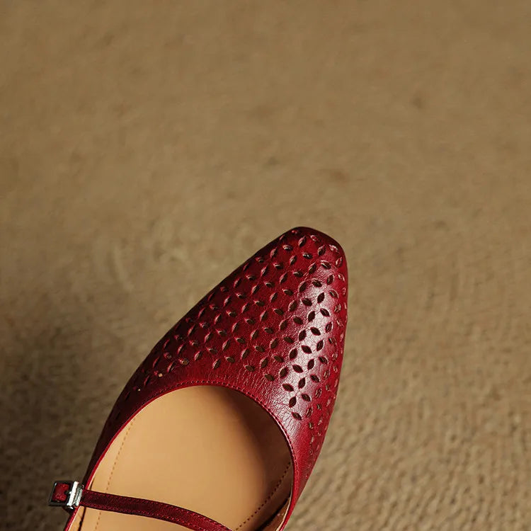 Kyla Genuine Leather Flats