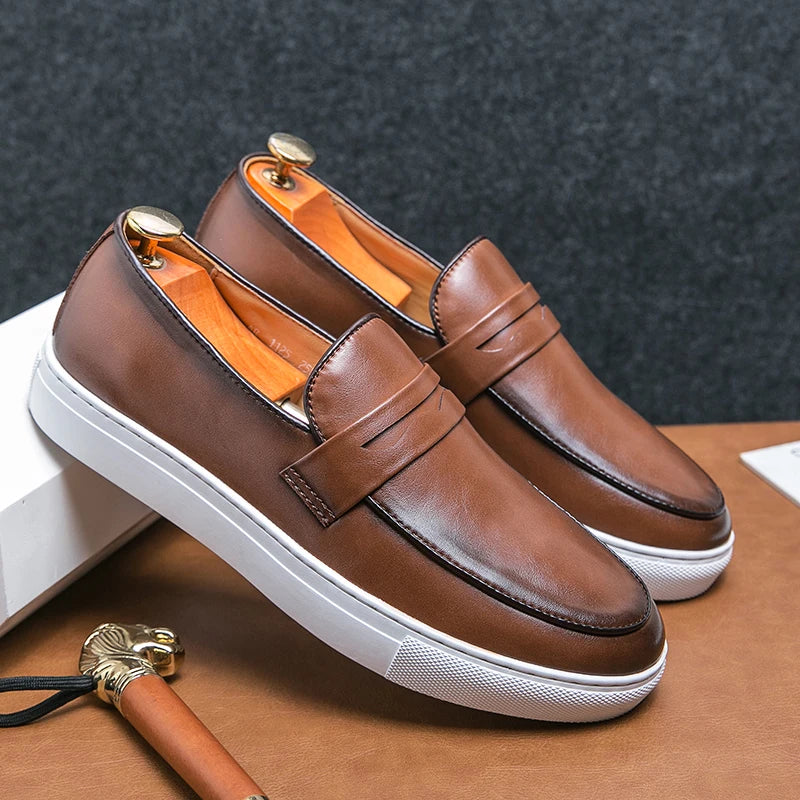 Reyes Genuine Leather Loafers