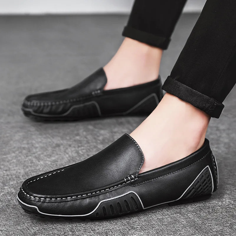 Salvatore Genuine Leather Loafers