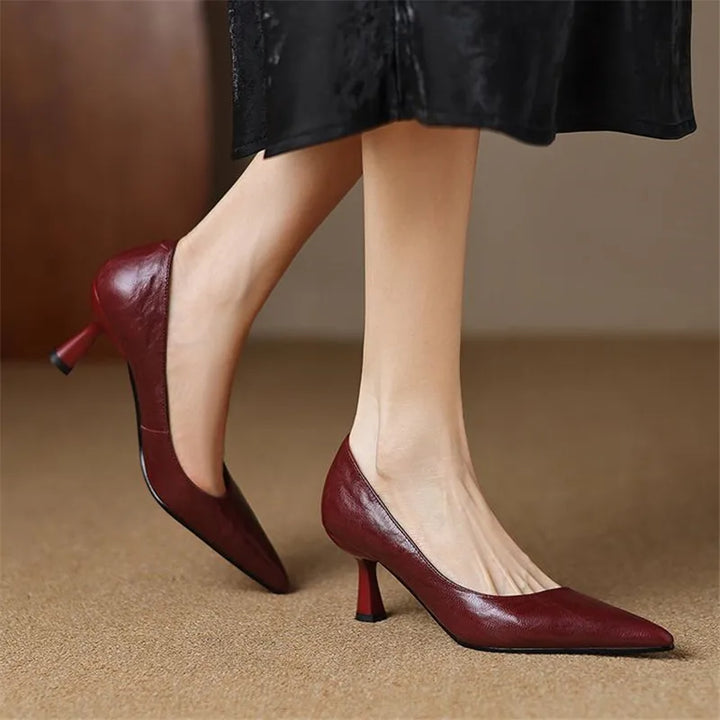 Avero Genuine Leather Heels