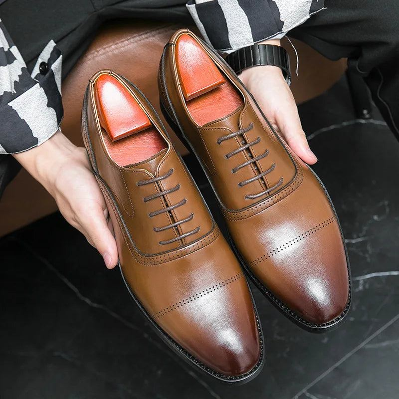 Conti Genuine Leather Oxfords