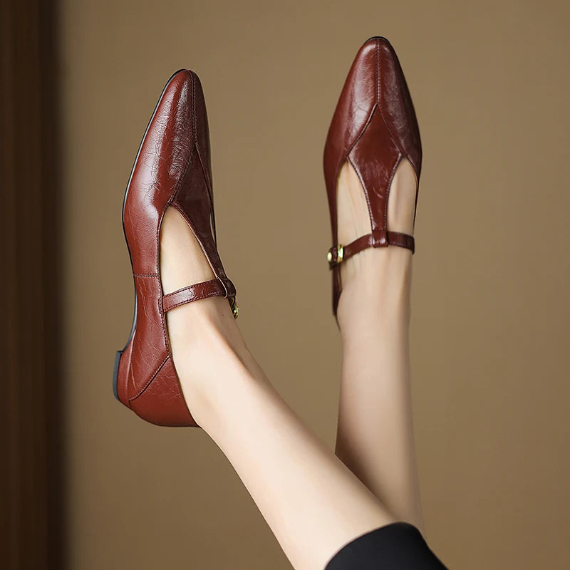 Ivra Genuine Leather Flats