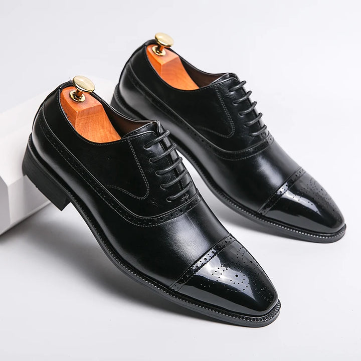 Cavalier Genuine Leather Shoes