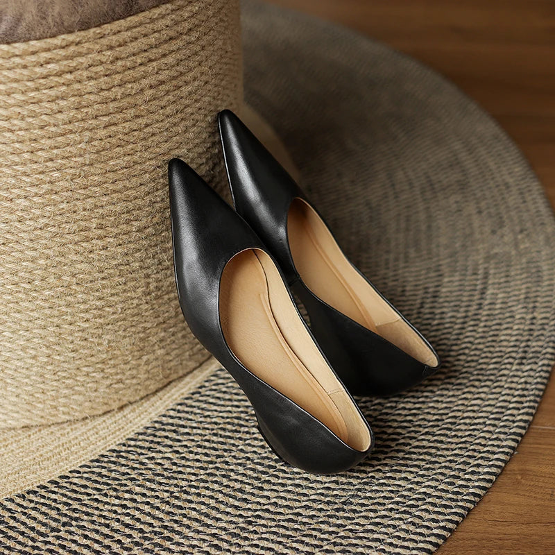 Avine Genuine Leather Flats