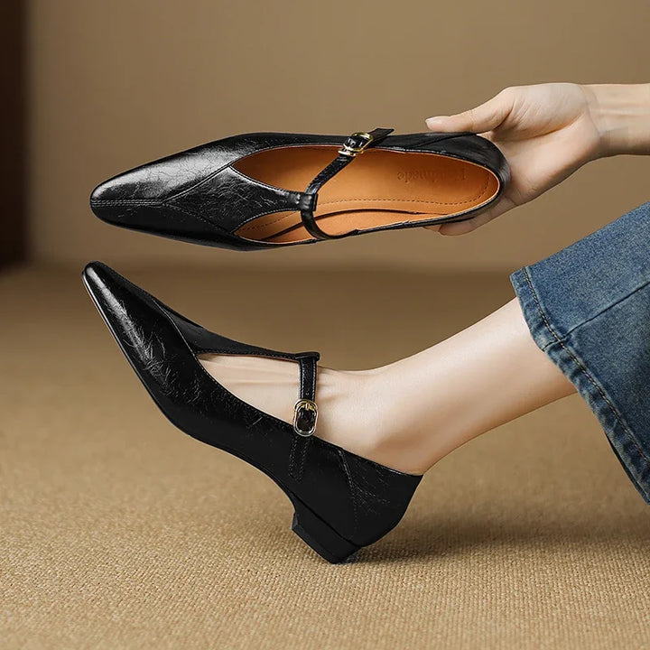Ivra Genuine Leather Flats