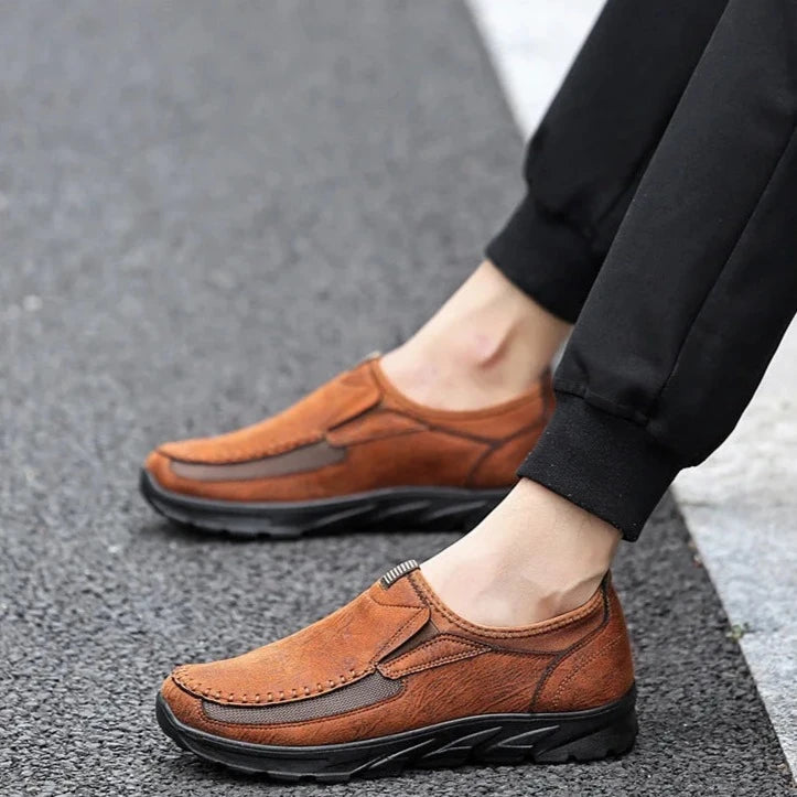 Senza Leather Loafers