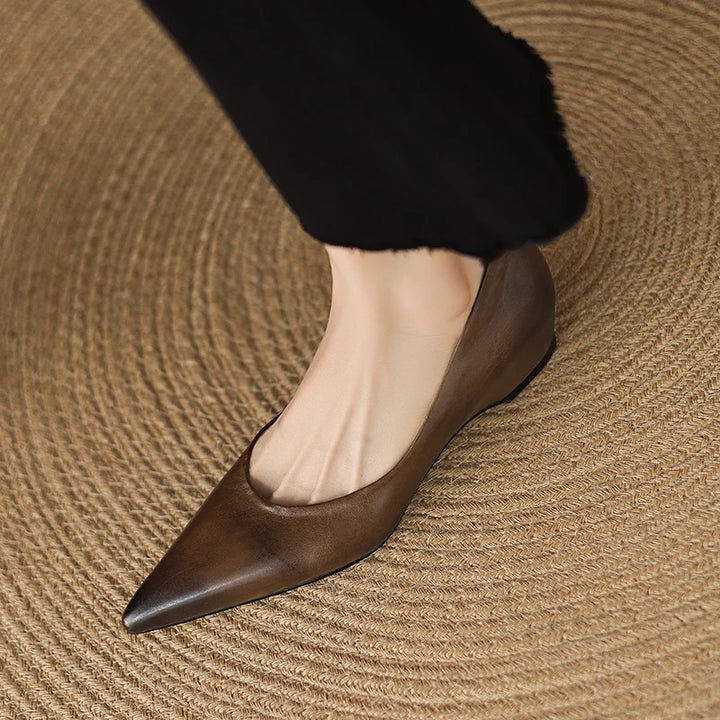 Avine Genuine Leather Flats