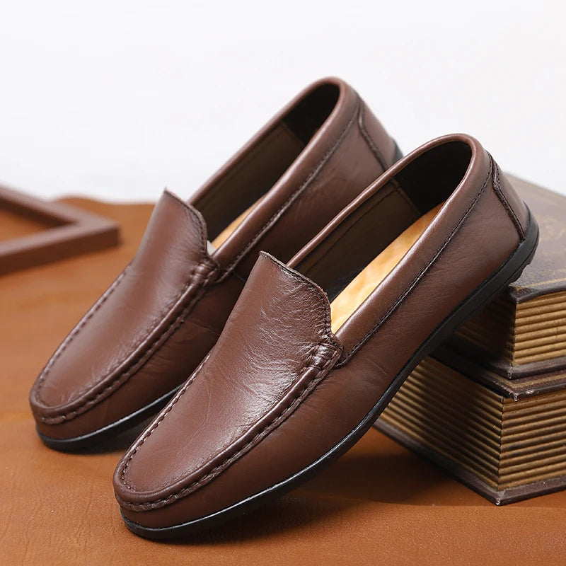 Hombre Genuine Leather Loafers