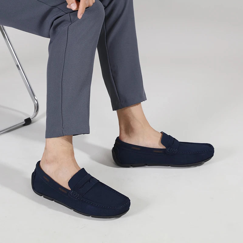 Fletro Genuine Suede Loafers