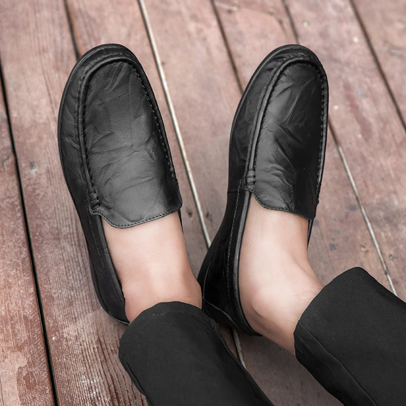 Hombre Genuine Leather Loafers