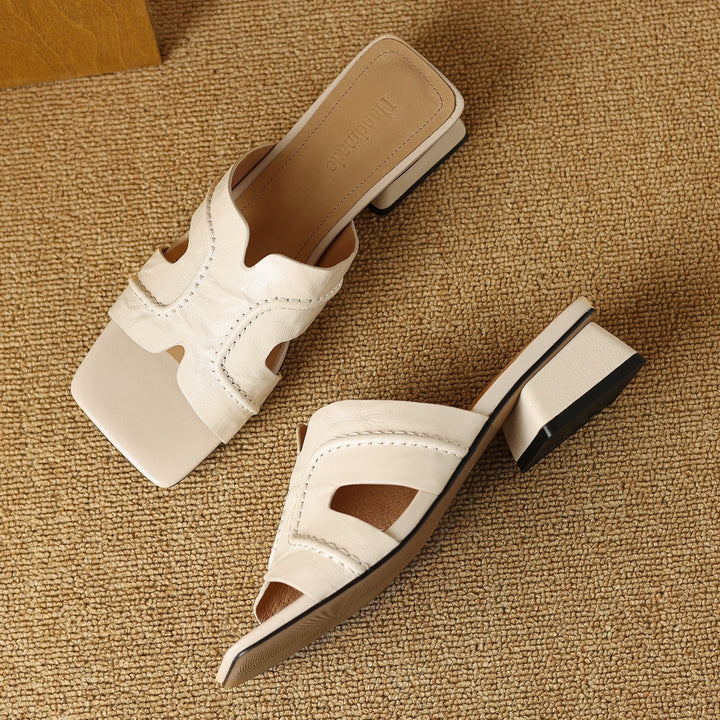 Orla Genuine Leather H-Strap Sandals