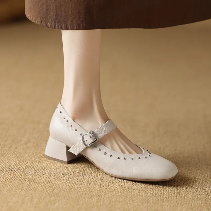 Elour Genuine Leather Heels