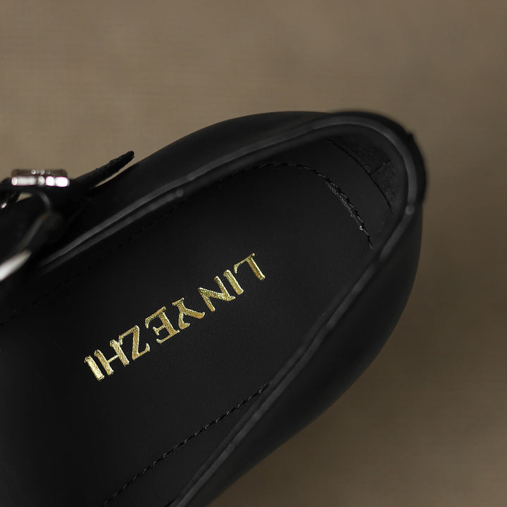 Elda Genuine Leather Flats