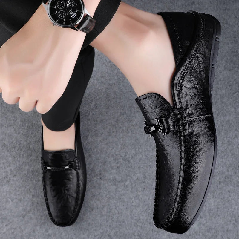 Kizar Leather Loafers