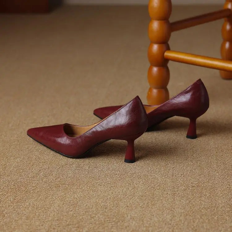 Avero Genuine Leather Heels
