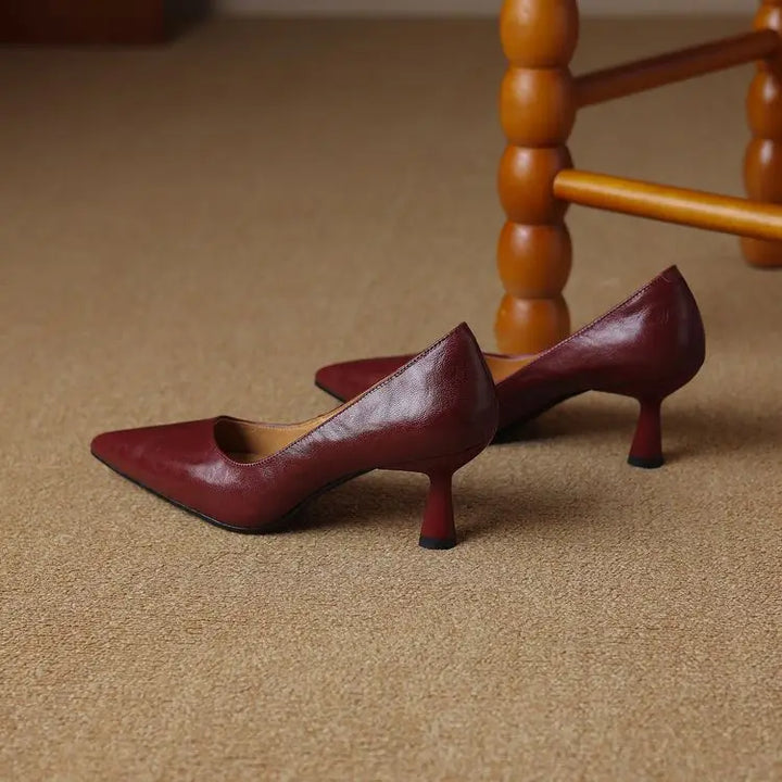 Avero Genuine Leather Heels