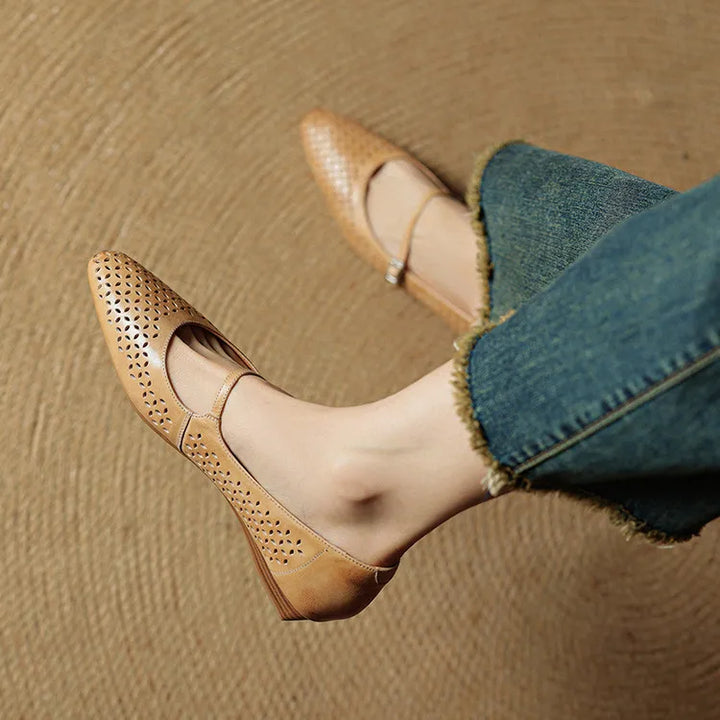 Kyla Genuine Leather Flats