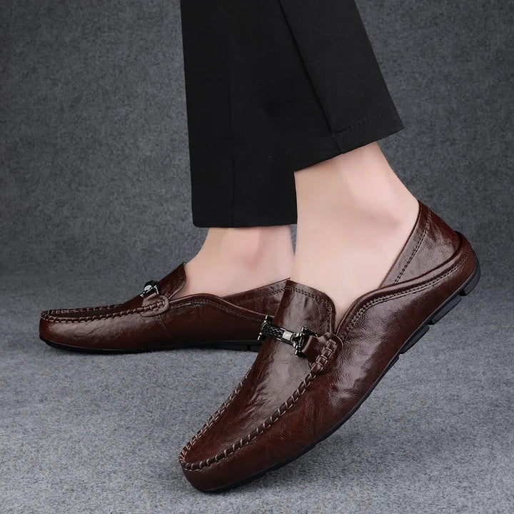 Kizar Leather Loafers