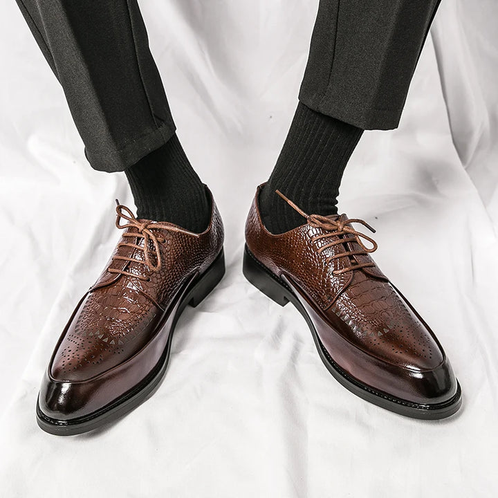 Pelle Genuine Leather Oxfords