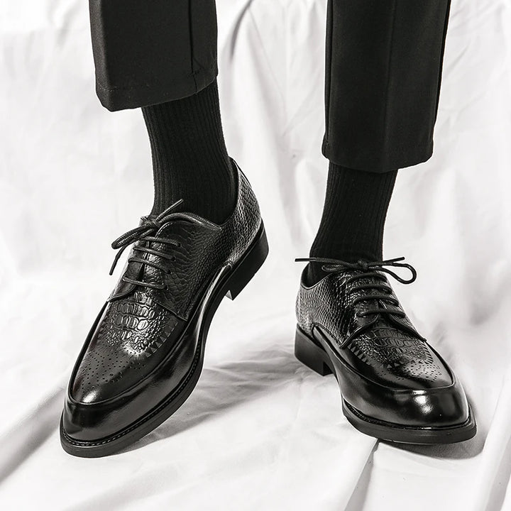 Pelle Genuine Leather Oxfords