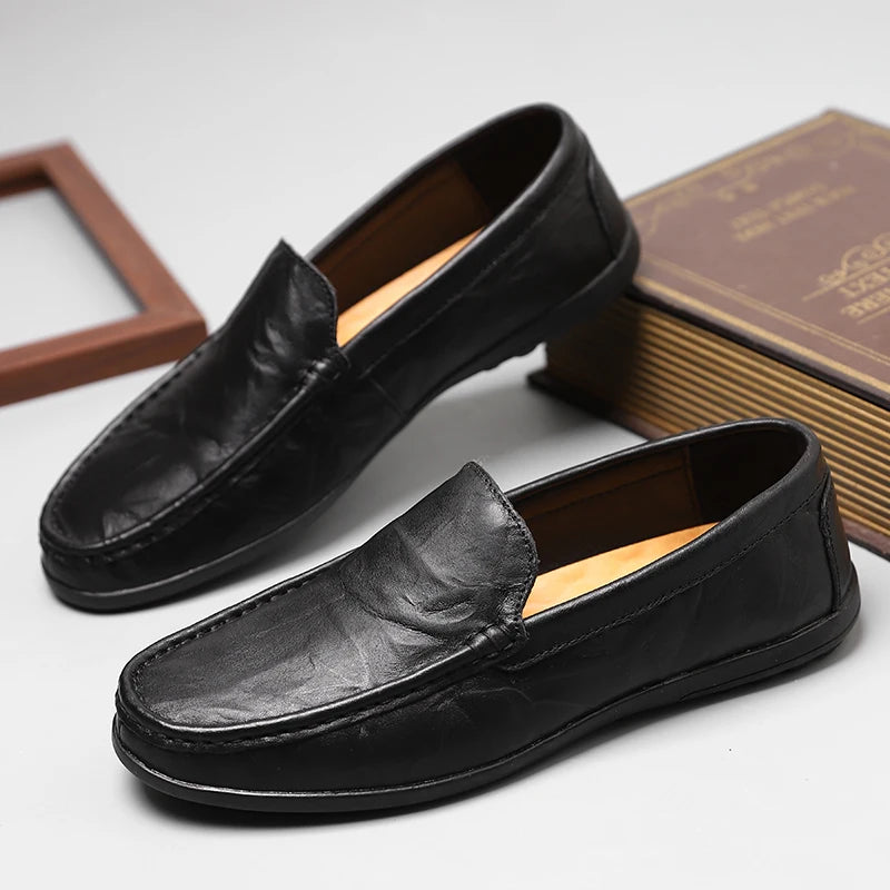 Hombre Genuine Leather Loafers