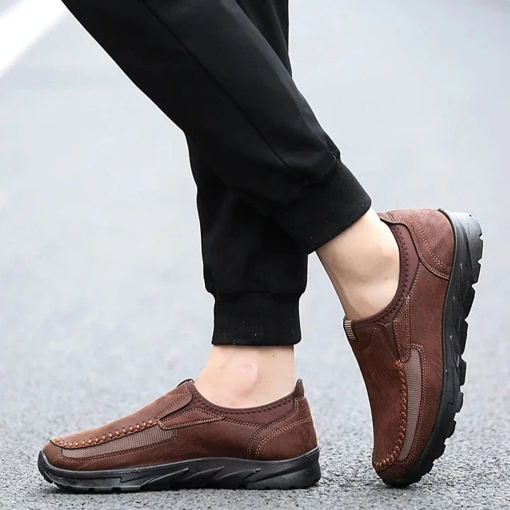 Senza Leather Loafers