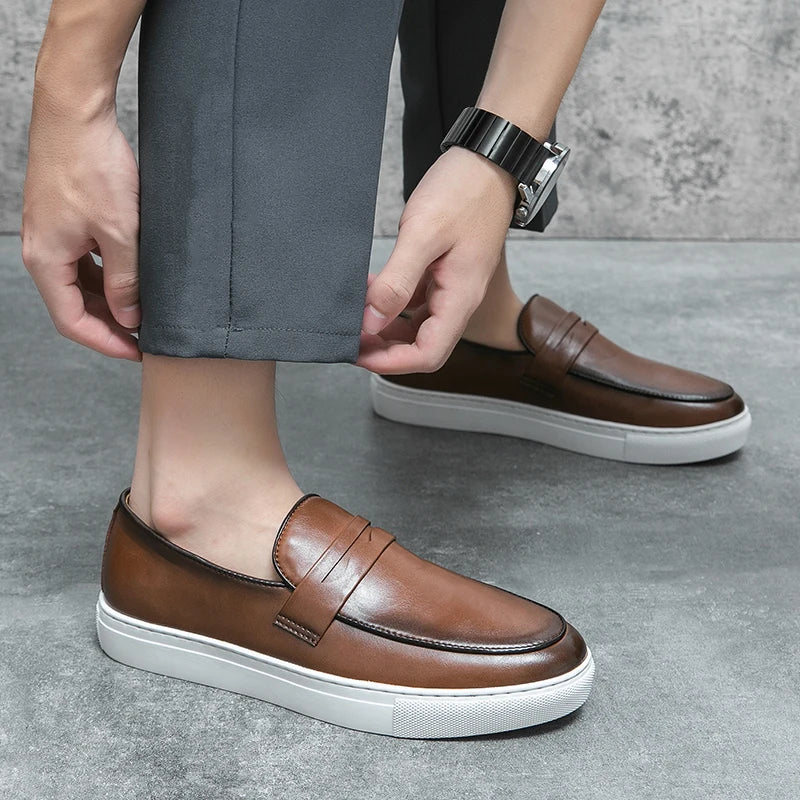 Reyes Genuine Leather Loafers