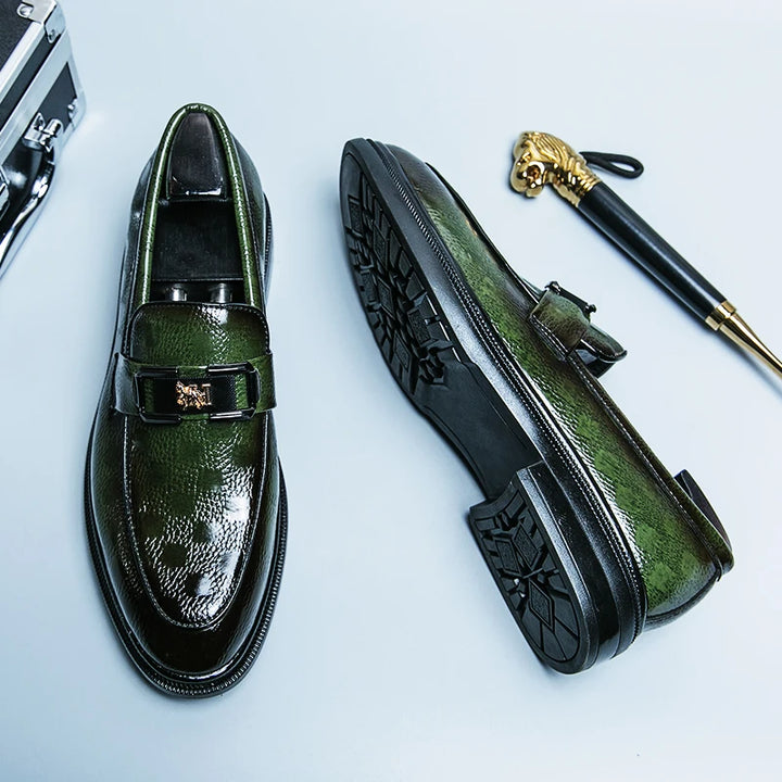 Pregiata Genuine Leather Loafers