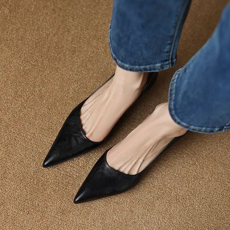 Avero Genuine Leather Heels