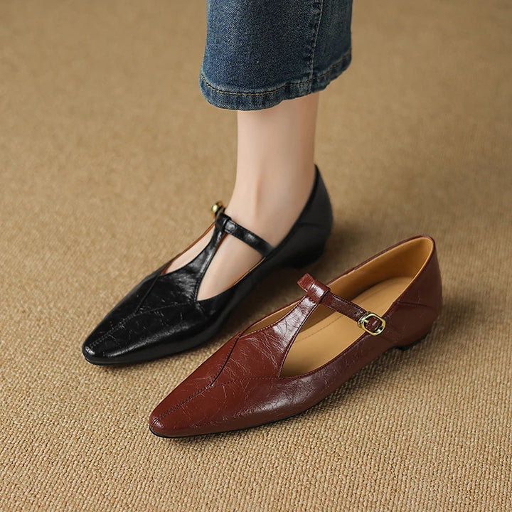Ivra Genuine Leather Flats