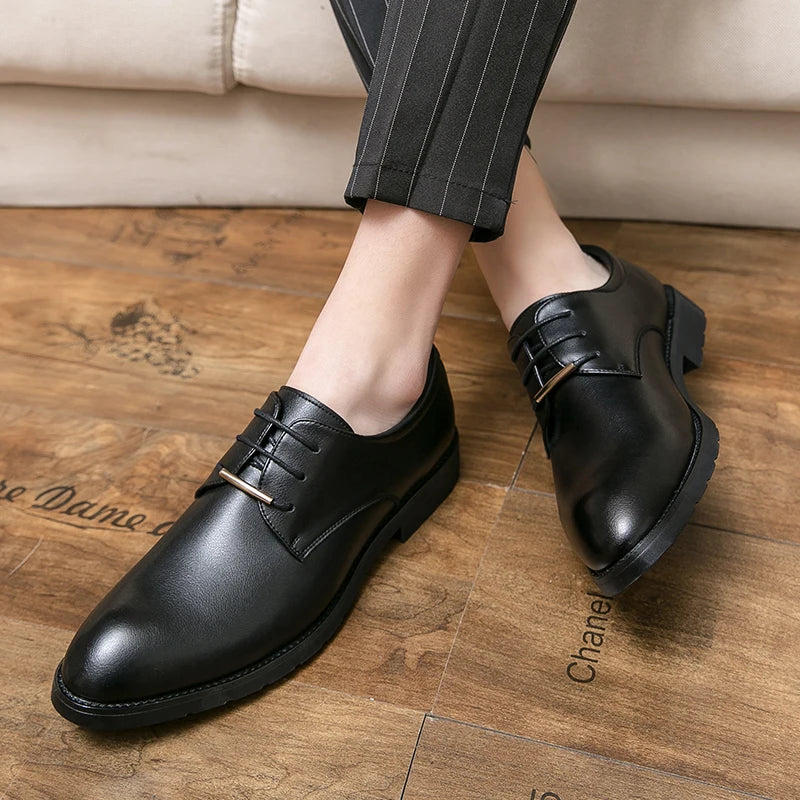 Stefano Genuine Leather Oxfords