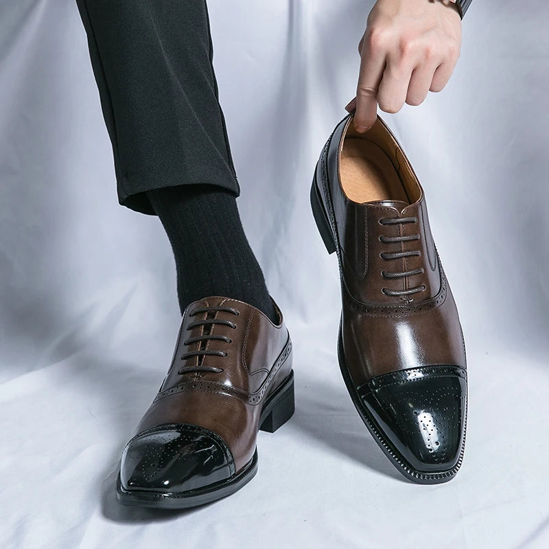 Cavalier Genuine Leather Shoes