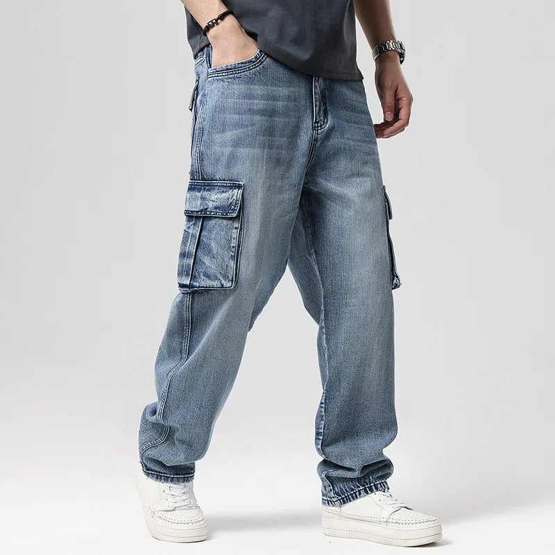 Cargo Denim Pants