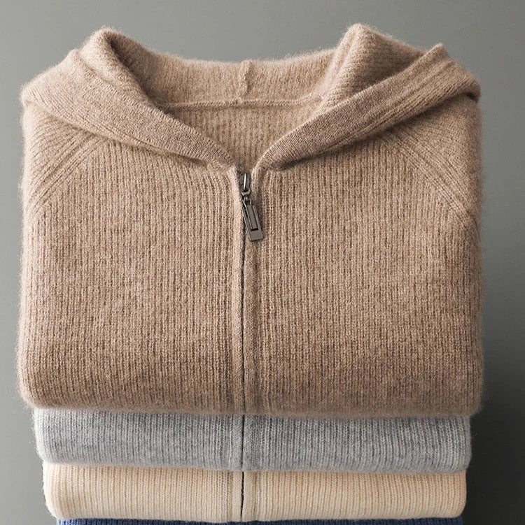 Evan 100% Wool Cardigan