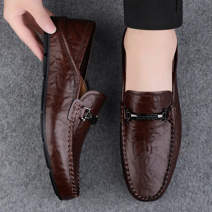 Kizar Leather Loafers