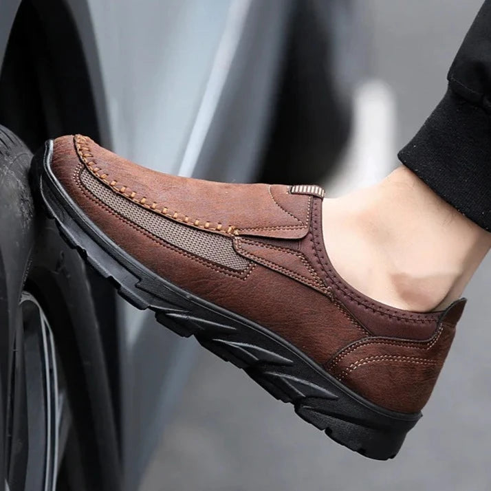 Senza Leather Loafers