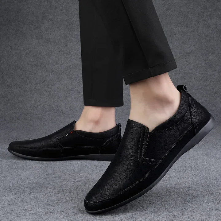 Strada Genuine Leather Loafers