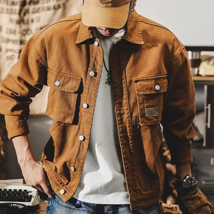 Rugged Canvas Work Jacket