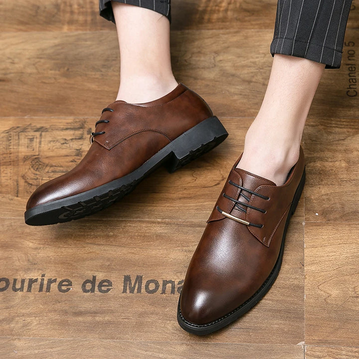 Stefano Genuine Leather Oxfords