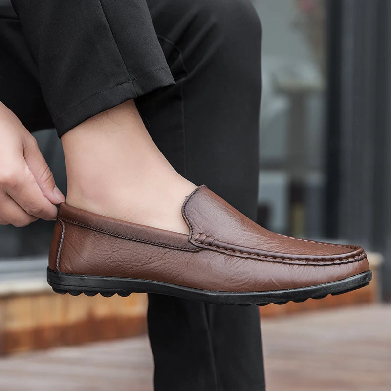 Hombre Genuine Leather Loafers