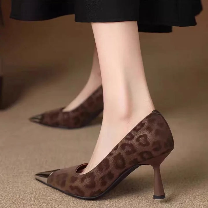 Livia Genuine Leather Heels