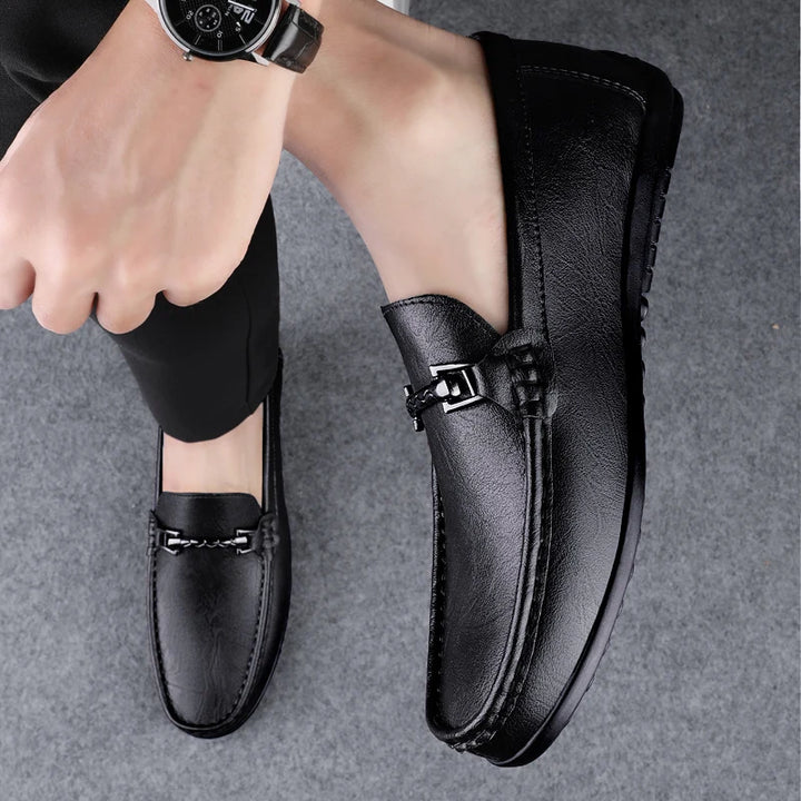 Rey Genuine Leather Loafers