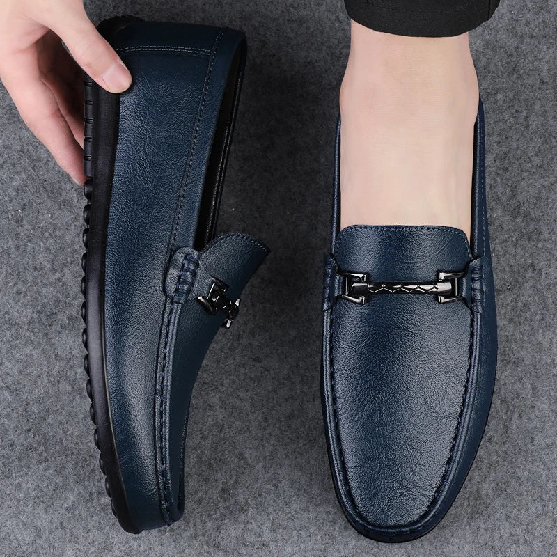 Rey Genuine Leather Loafers