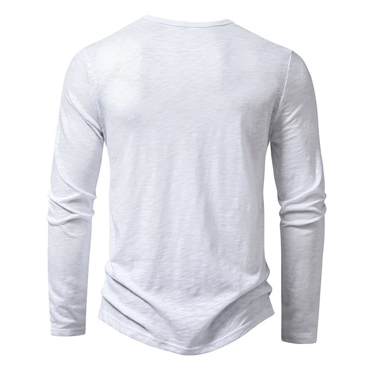 Enzo Cotton Henley Shirt