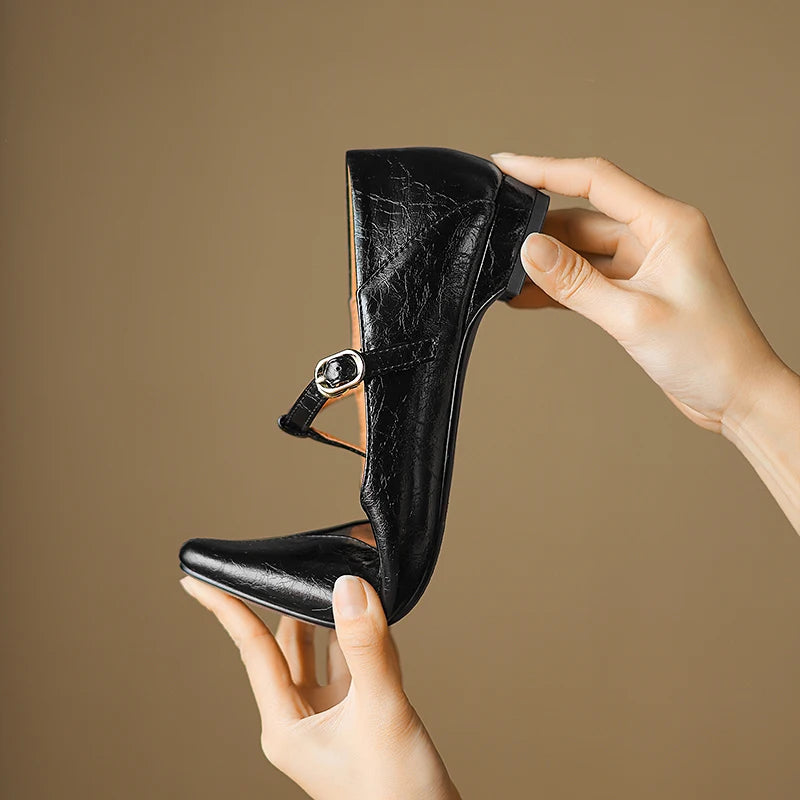 Ivra Genuine Leather Flats