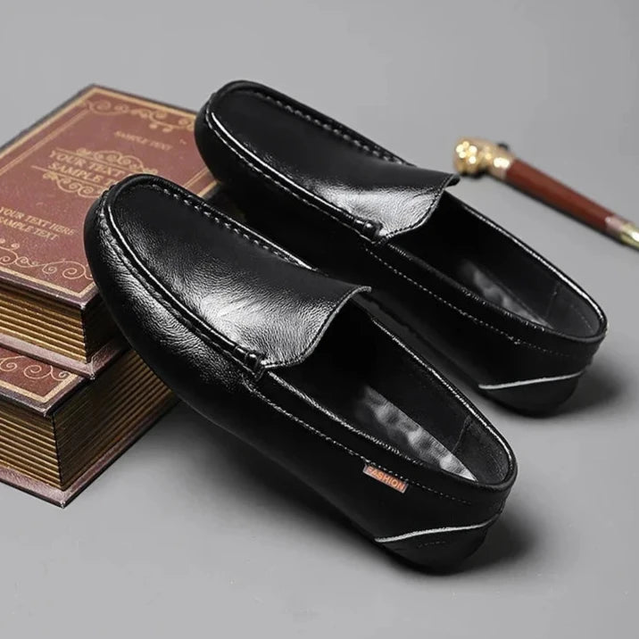 Evano Genuine Leather Loafers