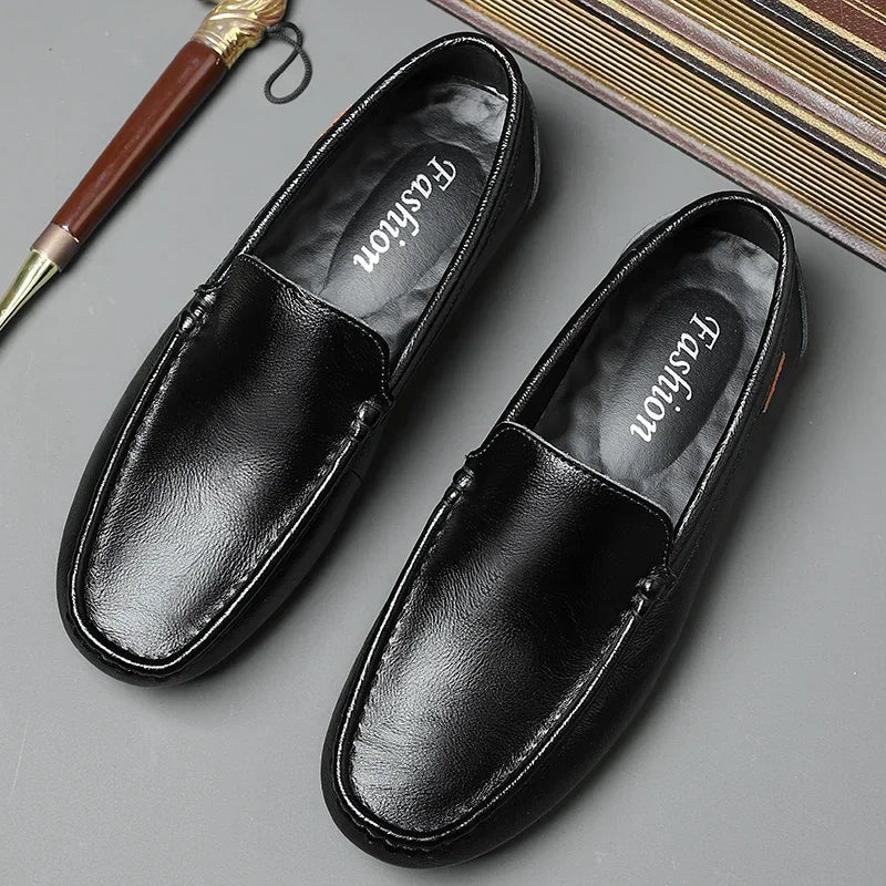 Evano Genuine Leather Loafers