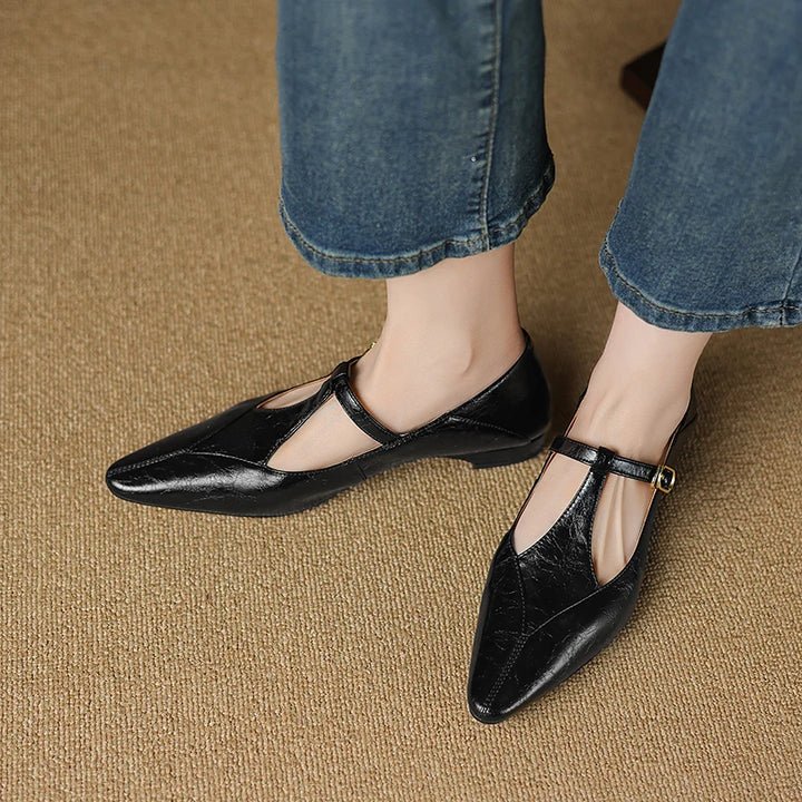 Ivra Genuine Leather Flats